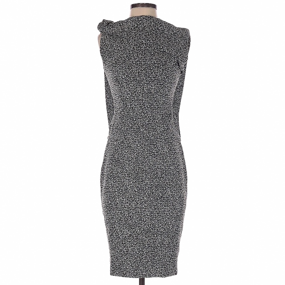 Victoria Beckham Dress Black & White Tweed